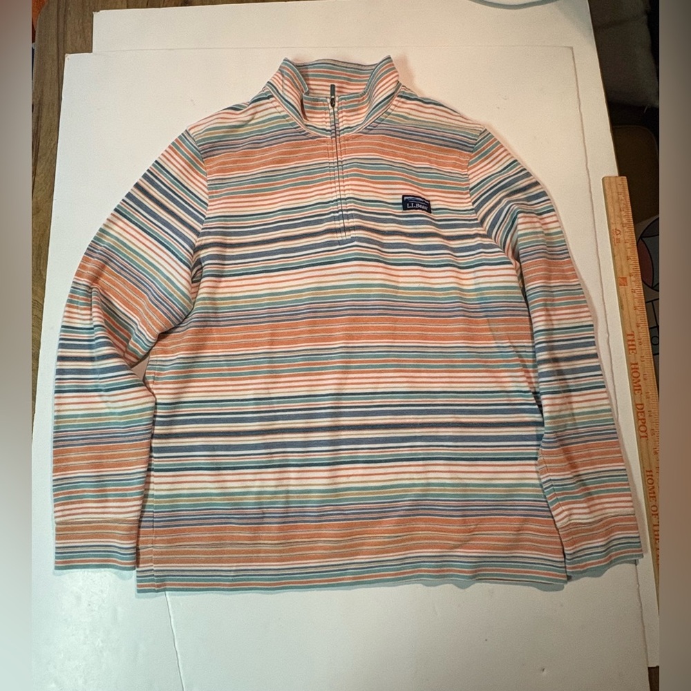 L.L. Bean Multicolor Striped Long Sleeve Top